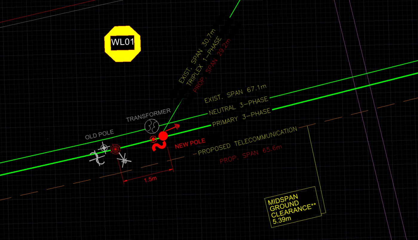 Engineered CAD make-ready drawing